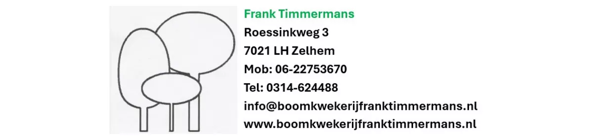 Boomkwekerij Frank Timmermans